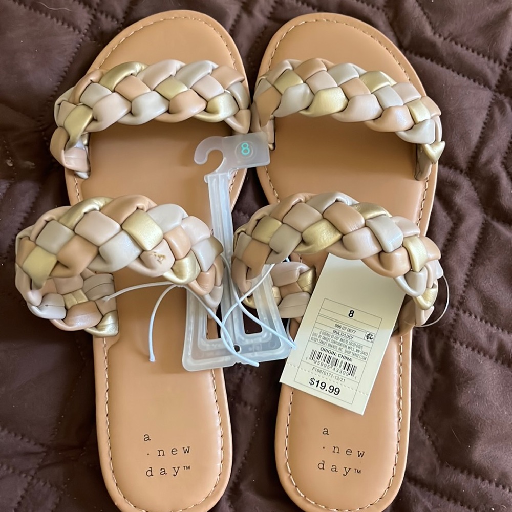 Braided sandals